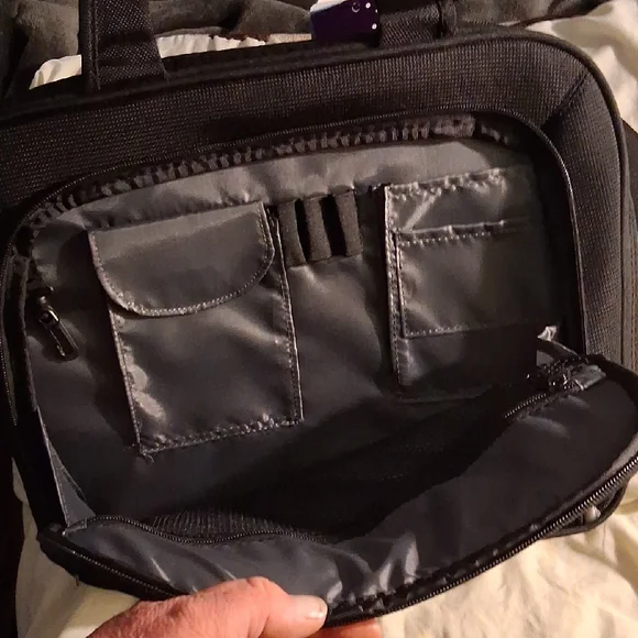 Targus Black Laptop Bag with Gray Accents